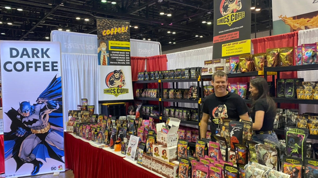 Behind the Scenes: Life at a Comic Convention with Real Hero Coffee
